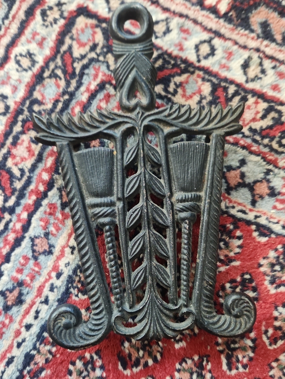 Black Cast Iron Trivet